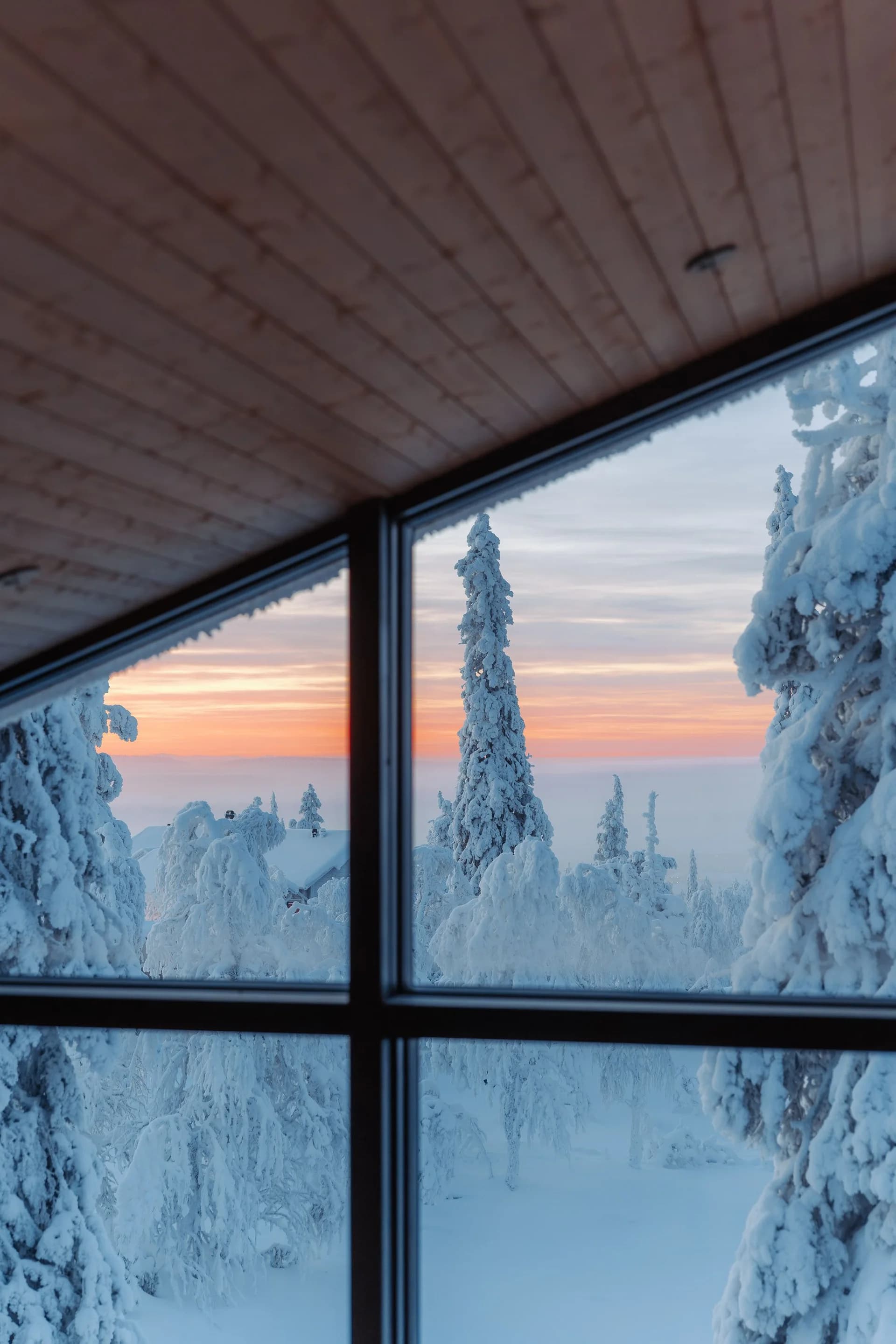 Architektúra Chalet Tíšina v lesnom prostredí